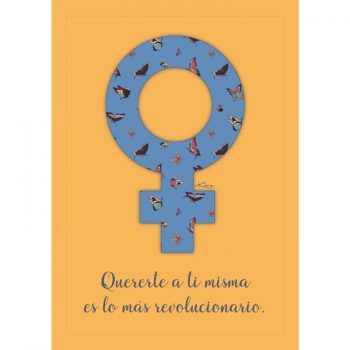 Símbolo feminista azul